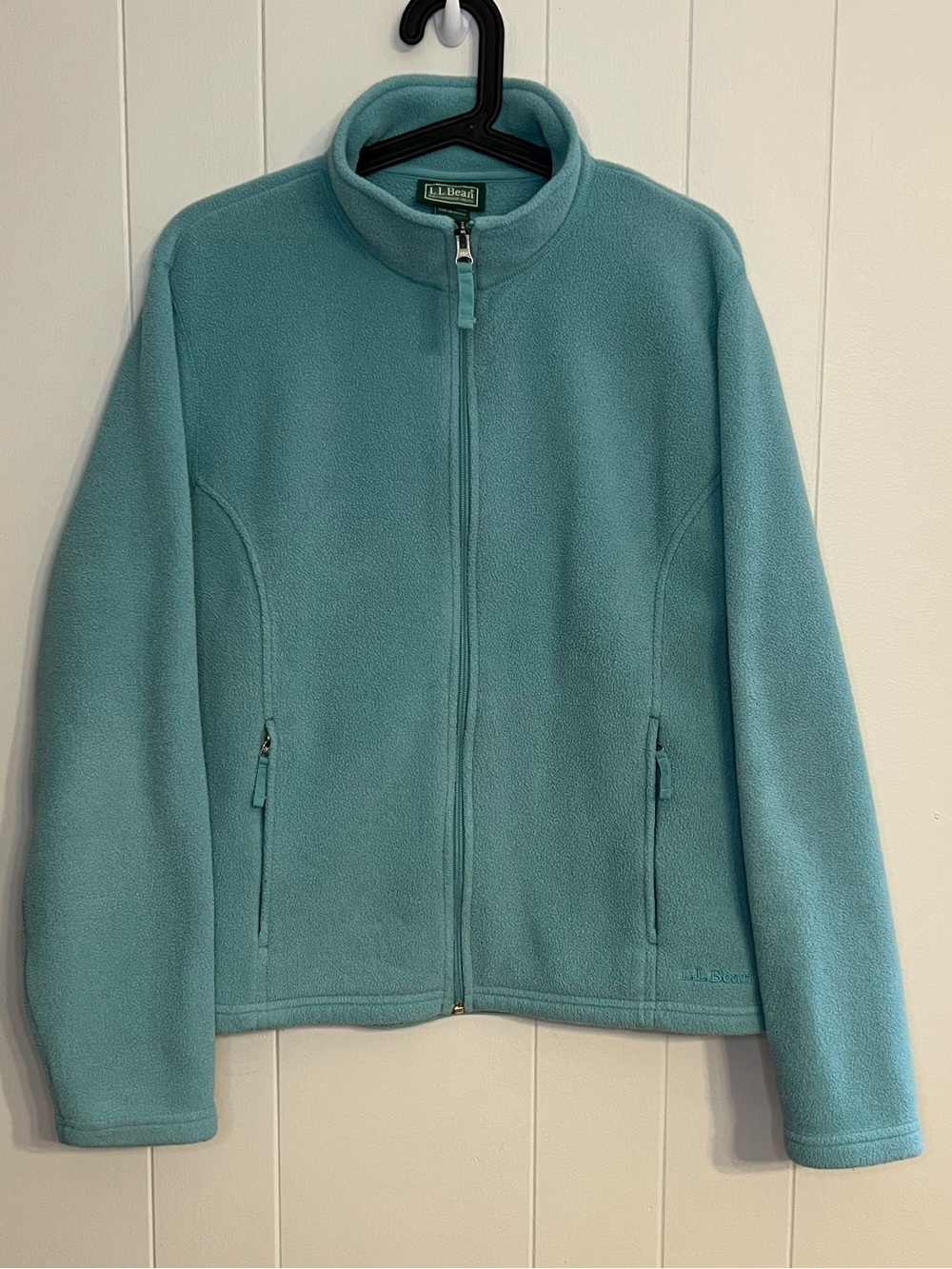 L.L.Bean Women's Full-Zip Classic Fleece Jacket Teal Size XL